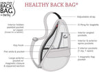 AmeriBag 17" Microfiber Crossbody Sling Healthy Back Bag - Image 10