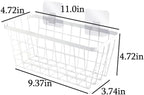 LeleCAT White Hanging Kitchen Baskets - Image 2