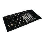 Velvet Travel Jewelry Case Roll Bag Organizer - Image 7
