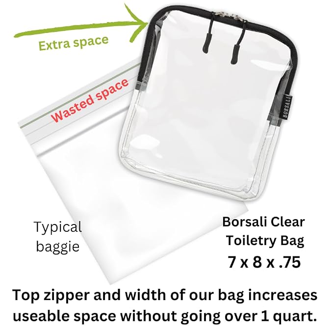 BORSALI Quart Size Bag TSA-Approved - Image 3