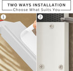 2 Pack Door Stop, No Drill Door Stoppers - Image 2