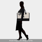 TOPDesign Embroidery Initial Canvas Tote Bag, Personalized Present Suitable - Image 6