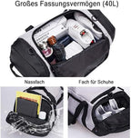 Gym Duffle Bag Backpack Waterproof Sports Duffel Bags Travel Weekender Bag - Image 2