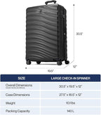 Travelpro Maxlite Air V2 Hardside Expandable Checked Luggage, 8 Spinner Wheels - Image 6