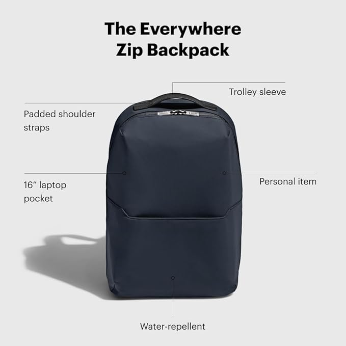 Away Everywhere Zip Backpack, Travel Backpack - Image 3