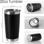 HASLE OUTFITTERS 20oz Tumblers Stainless Steel Mugs - Image 2