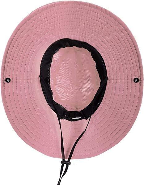 ZOORON Women's Ponytail Safari Sun Hat, Wide Brim UV Protection Outdoor Bucket - Image 5