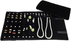 Velvet Travel Jewelry Case Roll Bag Organizer - Image 5