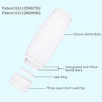 Silicone Travel Bottles for Toiletries TSA Approved Travel Size Containers Set - Image 2