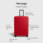 Away Large Checked Luggage, 29 Inch Hardside Suitcase - Image 3