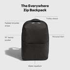Away Everywhere Zip Backpack, Travel Backpack - Image 3