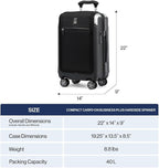 Travelpro Platinum Elite Hardside Expandable Carry on Luggage, 8 Wheel Spinner - Image 6