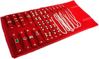 Velvet Travel Jewelry Case Roll Bag Organizer - Image 6