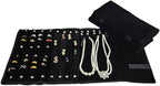 Velvet Travel Jewelry Case Roll Bag Organizer - Image 2