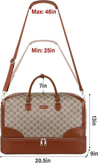 Weekender Bag for Women, Travel Duffel Bag Carry On Overnight Bag - Image 6