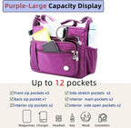 MINTEGRA Women Shoulder Handbag Roomy Multiple Pockets Bag Ladies Crossbody - Image 4
