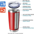 HASLE OUTFITTERS 20oz Tumblers Stainless Steel Mugs - Image 4
