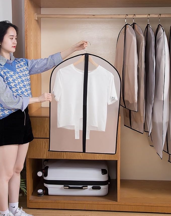 Garment Bags for Hanging Clothes Travel Suit Bags for Closet Storage Closet - Image 4