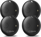 Esky Bluetooth Tracker Tag-4 Pack, Smart Luggage Tracker Compatible by Esky