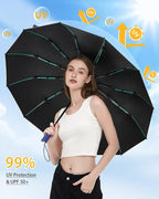Large Double-Ribs Umbrella Automatic Folding Umbrella - Image 4