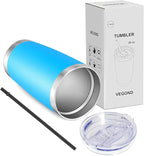 VEGOND 20oz Tumbler with Lid and Straw Stainless Steel Tumbler Cup Vacuum - Image 7