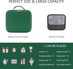 Makeup Bag with Led Mirror, Travel Makeup Organizer with 3 Color Setting - Image 2