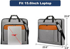 Garment Bag Travel Suit Bag for Men Large 40-Inch Carry on Garment Bag Up to 3 - Image 4