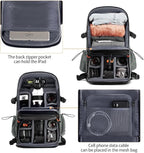 K&F Concept Camera Bag EVA Waterproof 2 in 1Camera Backpack Shoulder Bag 32L - Image 4