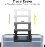 Carry on Luggage 22 X 14 X 9 Airline Approved, 20 Inch Luggage - Image 7