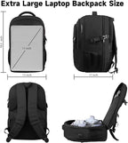 Travel Backpack, Large Carry on Backpack, 17 Inch Laptop Bag, Big Sturdy - Image 3