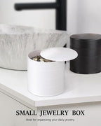 CONBOLA Jewelry Organizer, Small Jewelry Storage Box Earring Holder - Image 6
