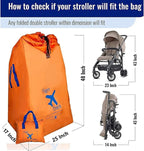 Alnoor USA Gate Check Bag for Single & Double Stroller Travel Bag for Air Plane - Image 2