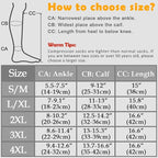 CASMON 2 Pairs Zipper Compression Socks - Image 4