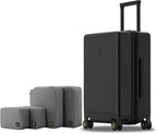 LEVEL8 Elegance Carry-on Suitcase, 20 Inch Carry on Luggage, Hardside Large by LEVEL8