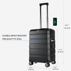 KROSER Hardside Expandable Carry On Luggage - Image 2