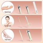 Nail Clippers Set 7 Pieces Stainless Steel Professional Grooming Kits, - Image 4