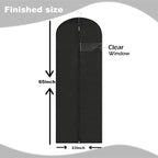 Dress Bags for Gowns Long, Suit Bag Cover for Storage and Travel, 2 Pack - Image 2