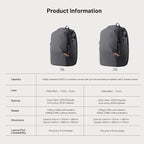 PGYTECH OneGo Lite Camera Backpack Water-Resistant DSLR/Mirrorless Bag 22L - Image 9