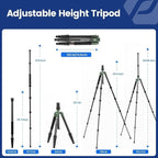 Fotopro Mini Tripod Desktop Aluminum Alloy 20 Inch - Image 3
