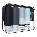 18 Pack travel Bottles for Toiletries, TSA Approved Silicone Travel Containers by ZAFIT