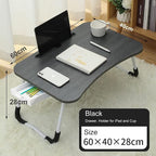 Home Office Lap Desk with Storage Drawer, Cup and Phone Holder, Laptop Bed Tray - Image 2
