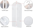 Zilink Dress Bags for Gowns Long 72-inch Garment Bags for Long Dresses Clear - Image 5