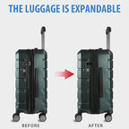 KROSER Hardside Expandable Carry On Luggage - Image 5