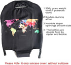 MosaiRudo Thicker Luggage Cover Elastic Suitcase Cover Protector Fits 18-32 - Image 2