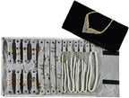 Velvet Travel Jewelry Case Roll Bag Organizer - Image 6