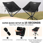 Small Camping Chair, Compact Folding Camping Chair - Image 5