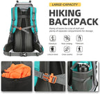 King'sGuard 60L Hiking Backpack Large Waterproof Camping Backpack - Image 4