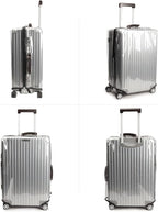 Transparent PVC Suitcase Cover, No Disassembly Required Clear Luggage Protector - Image 5
