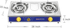 Vivicreate 2 Burner Propane Gas Stove Outdoor Cooking Portable Double Burner - Image 7