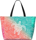 Beach Bag for Women Beach Tote Bag Waterproof Sandproof Large Bags - Image 2